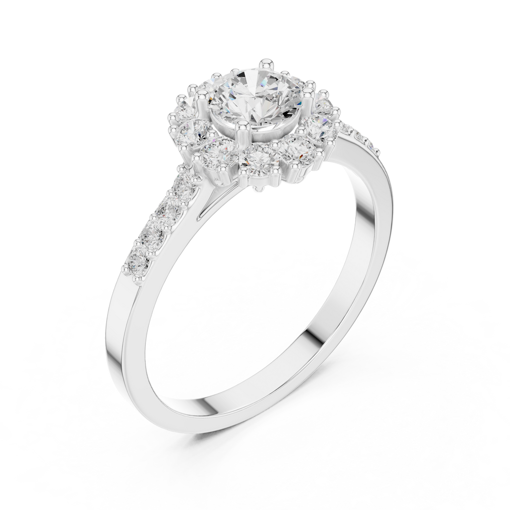 Diamond engagement ring