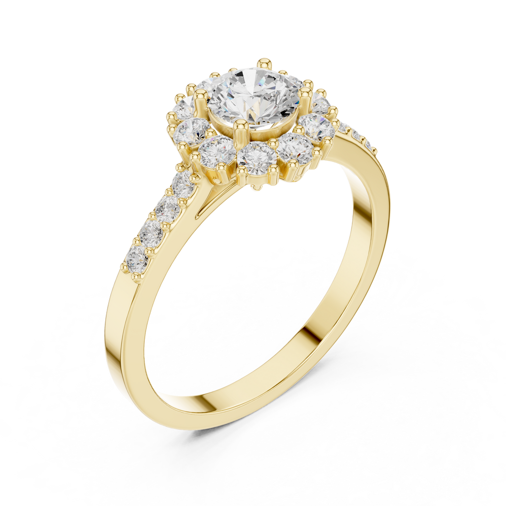 Diamond engagement ring